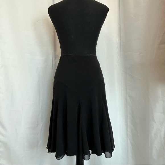 JOSEPH Ribkoff black A-line handkerchief skirt Sz 8 - Picture 4 of 10